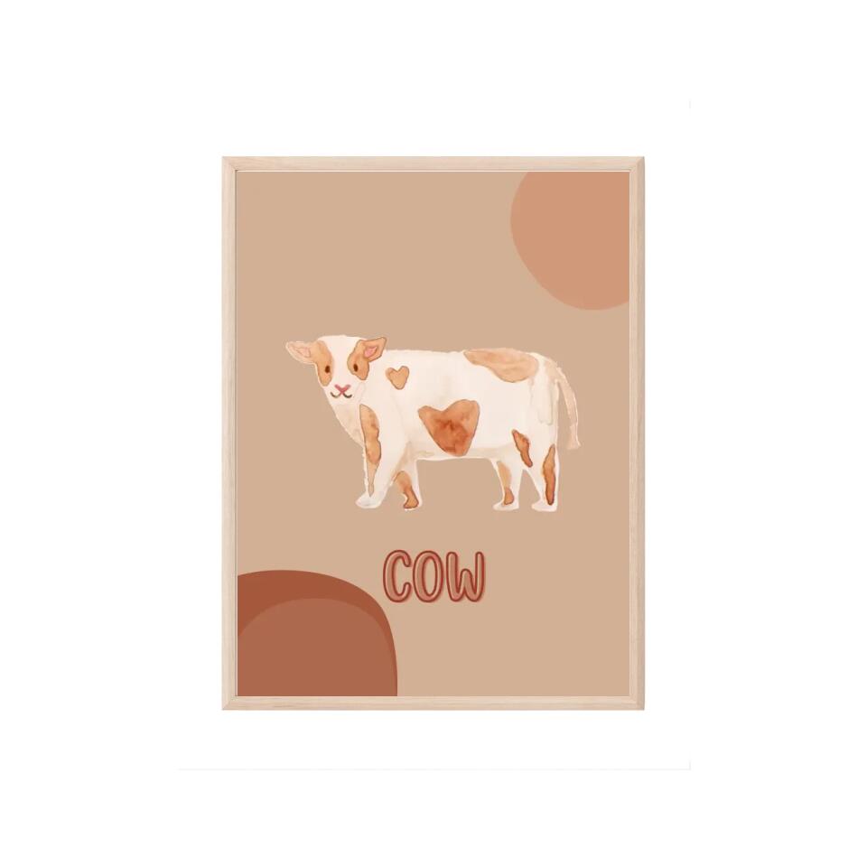 Cow/Kuh Tierposter