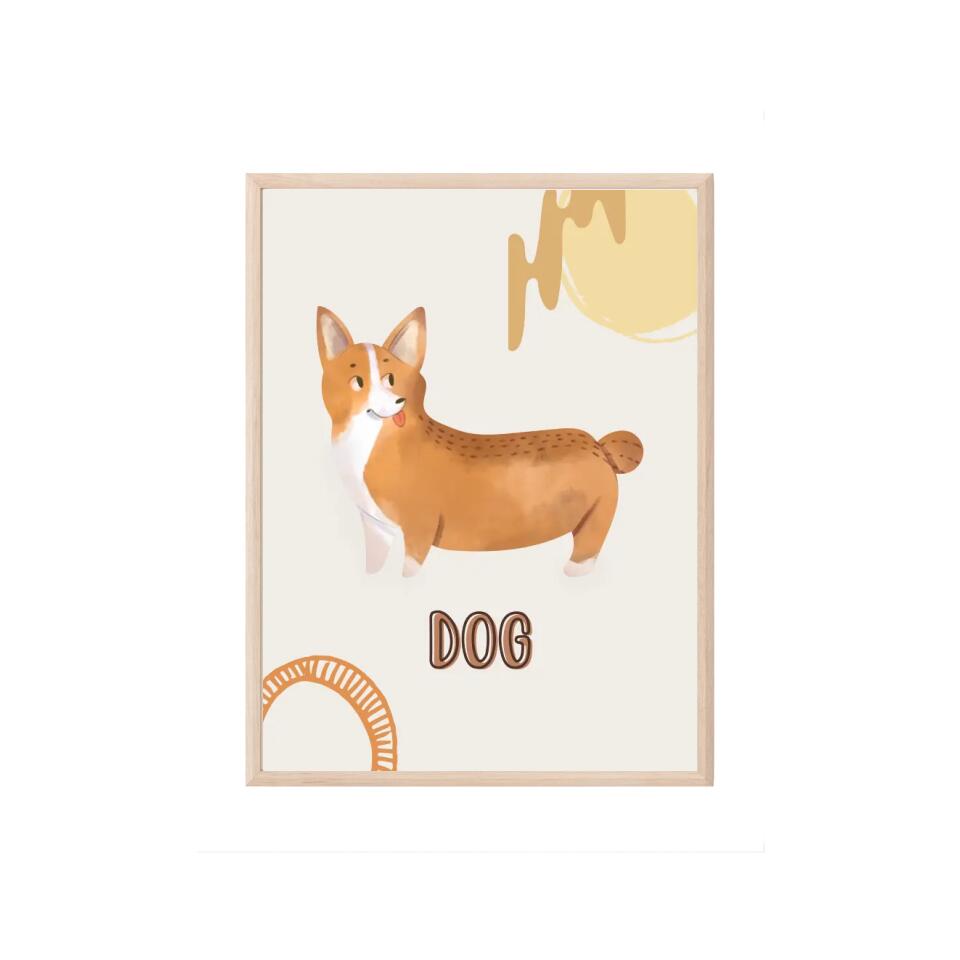 Dog/Hund Tierposter