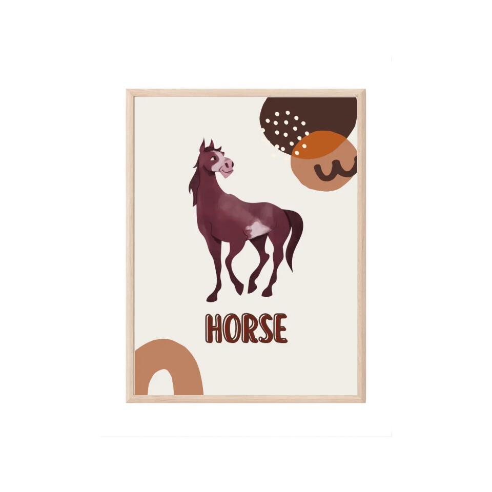 Horse/Pferd Tierposter