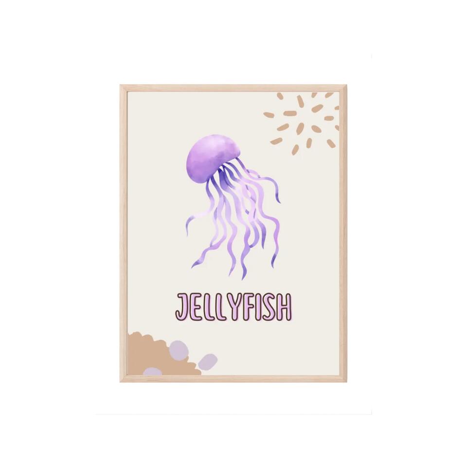 Jellyfish/Qualle Tierposter