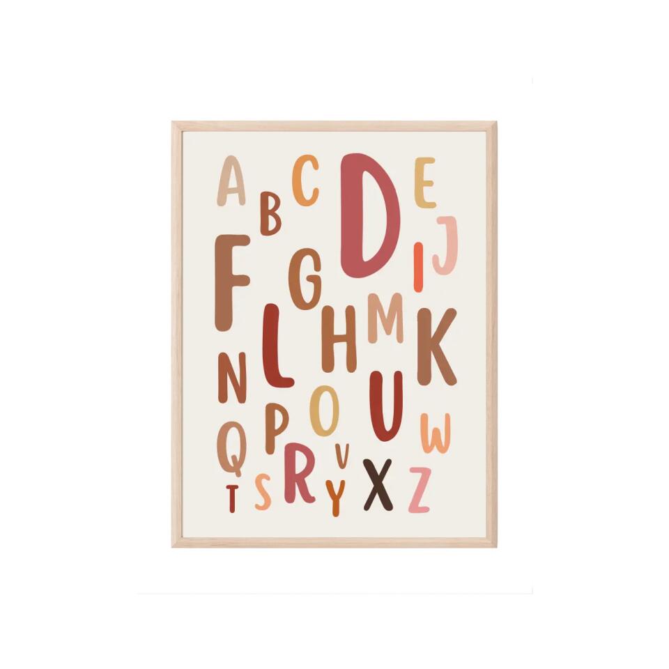 Alphabet Poster