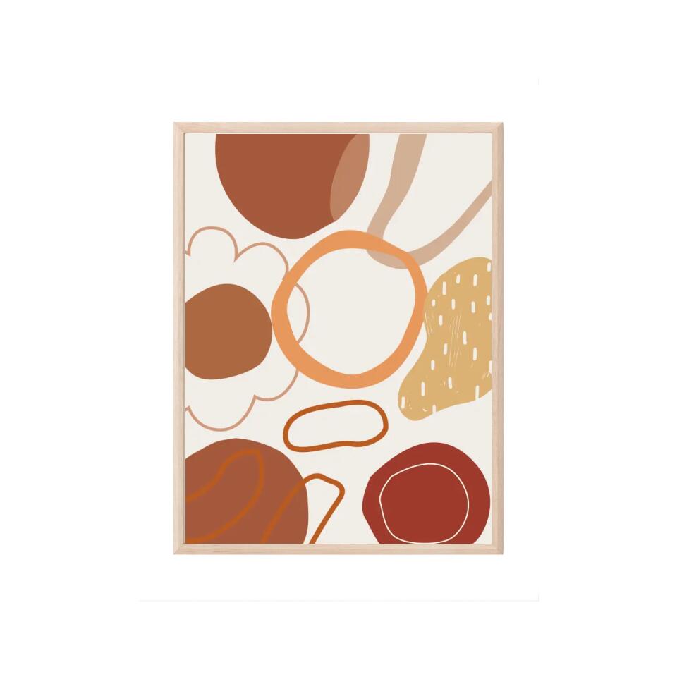 Abstract objects in nude tones Poster