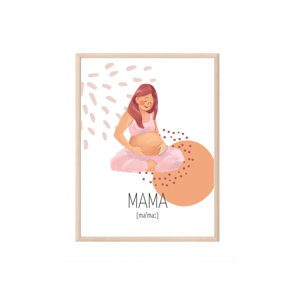 Pregnant Mom Poster