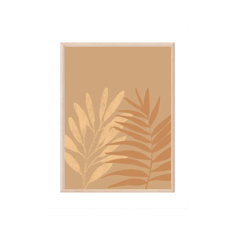 Brown Leaves Poster